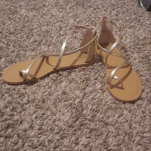 Gold Express Gladiator Sandals - Picture 2 of 4